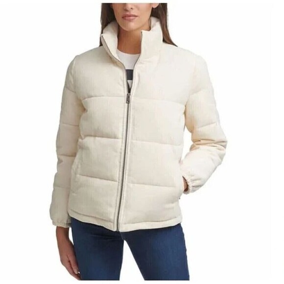 Levi's Women's Zoe Corduroy Puffer Jacket XX-Large - Picture 1 of 14